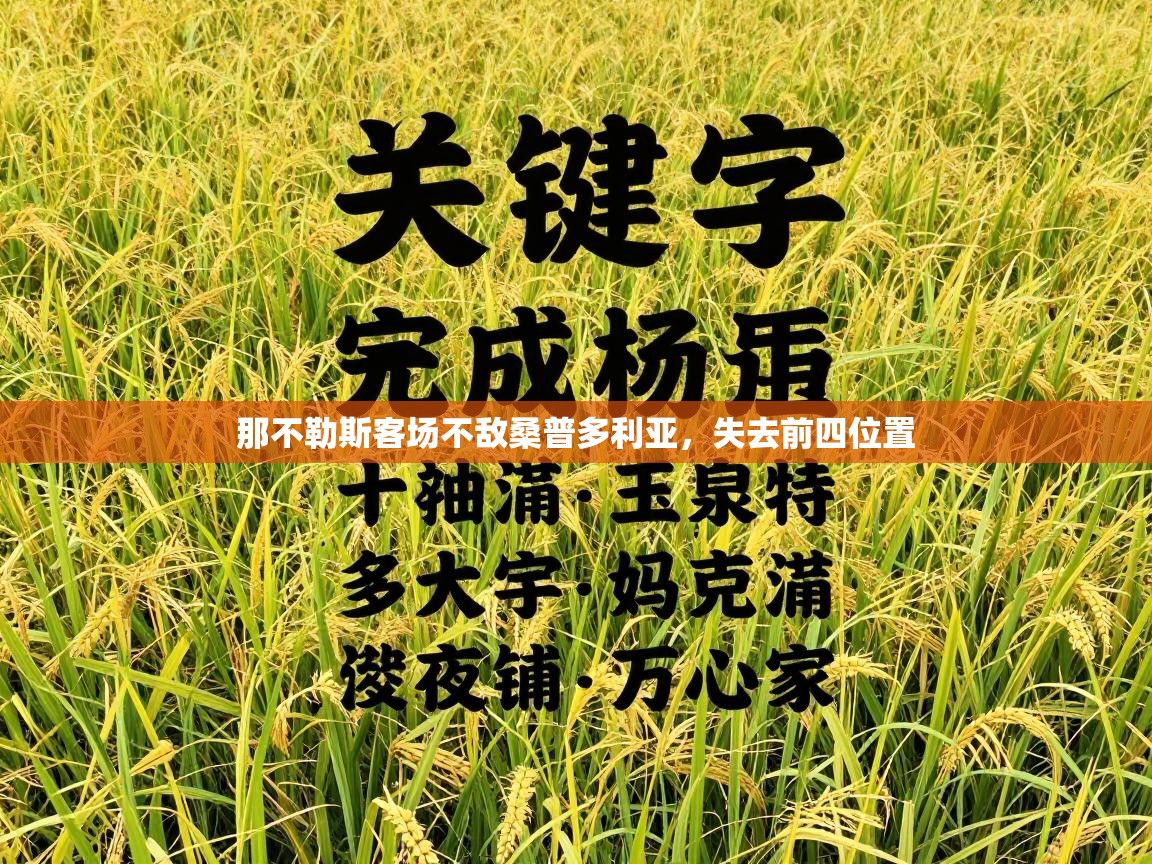 那不勒斯客场不敌桑普多利亚,失去前四位置 第2张